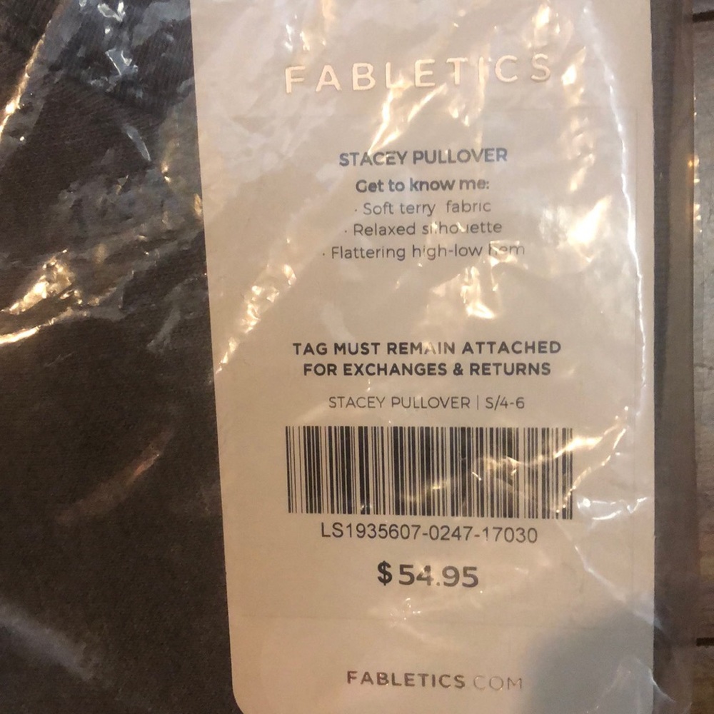 NWT Fabletics STACEY PULLOVER - Picture 4 of 6